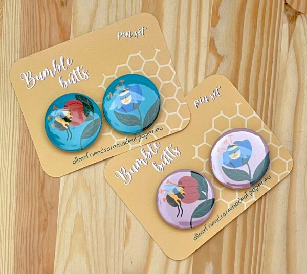 Bumble butt pin set