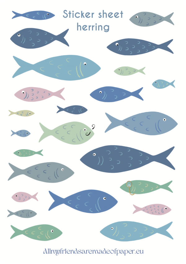 Herring sticker sheet - Image 5