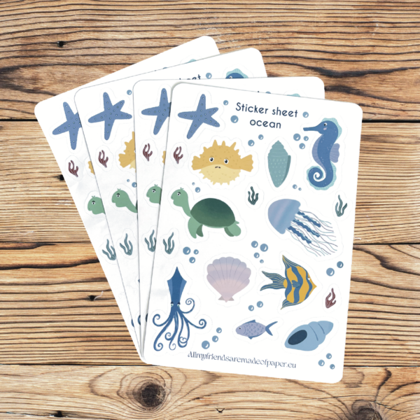 Ocean sticker sheet - Image 4